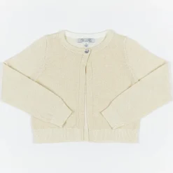 Girl Gold Lurex Formal Cardigan