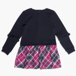 Girl Pink Check Dress