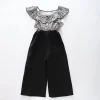 Girls Animal Print Jumpsuit