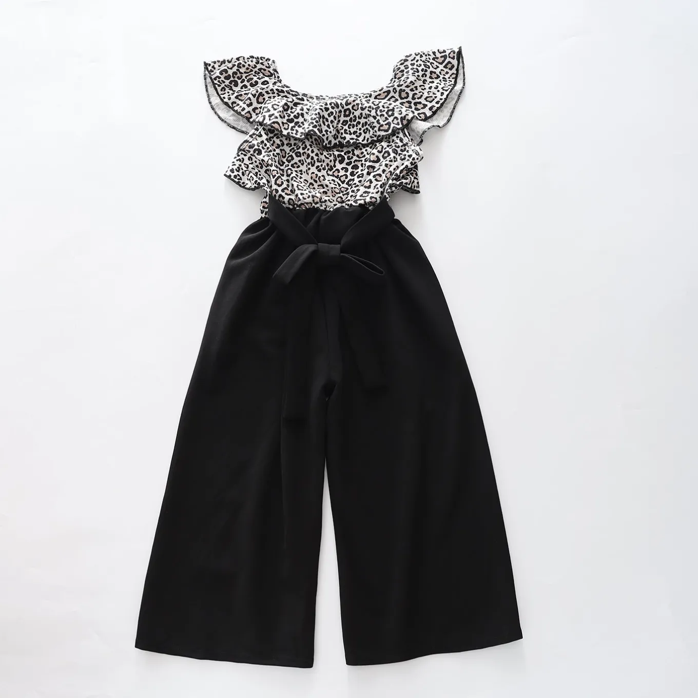 Girls Animal Print Jumpsuit