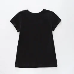 Girls Black Bonjour Top