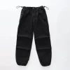 Girls Black Cargo Pants