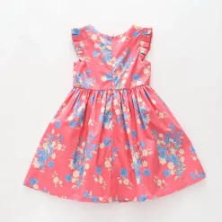 Girls Blue Blooms Dress