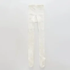 Girls' Cable Knit Tights Ivory