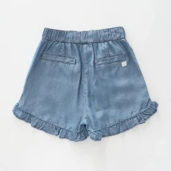 Girls Chambray Denim Shorts