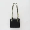 Girls Classic Black Shoulder Bag