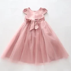 Girls Dusty Rose, Sequin Formal Dress