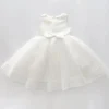 Girls' Elegant Tulle Formalwear Dress - Ivory