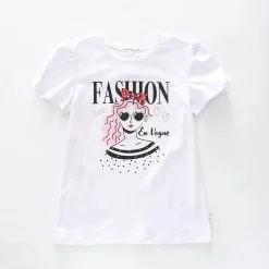 Girls En Vogue Print Tee