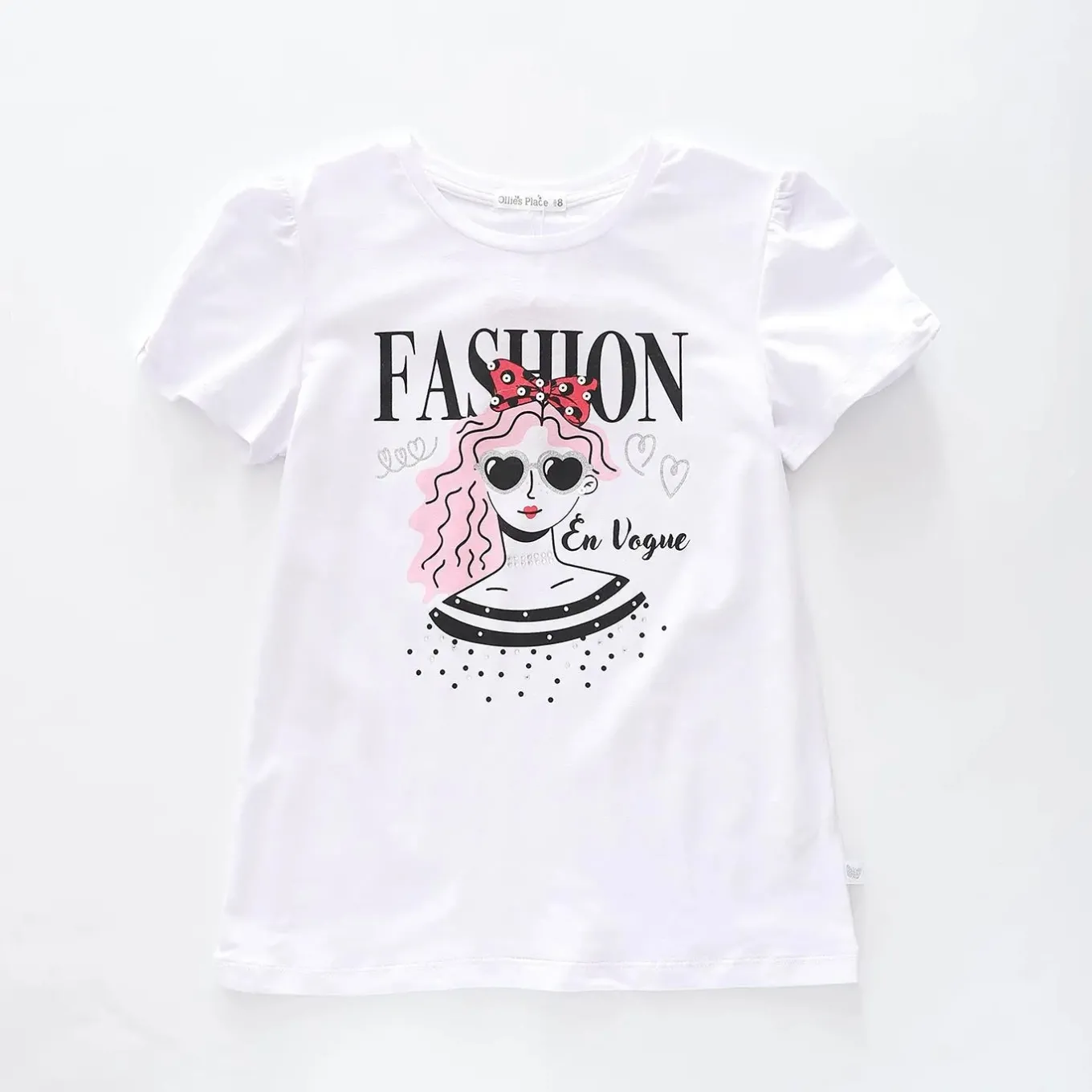 Girls En Vogue Print Tee