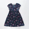 Girl's Flamingo Dress