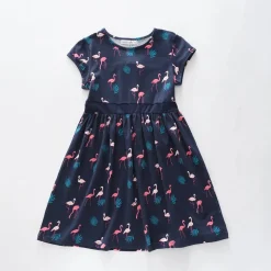 Girl's Flamingo Dress