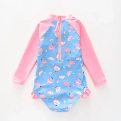 Girls Flamingo Fun Paddle Suit