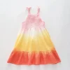 Girls Ombre Seersucker Dress