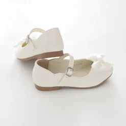 Girl's Patent Ivory Shoes