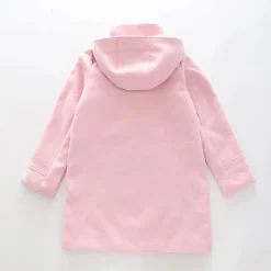 Girls Pink Winter Duffle Coat