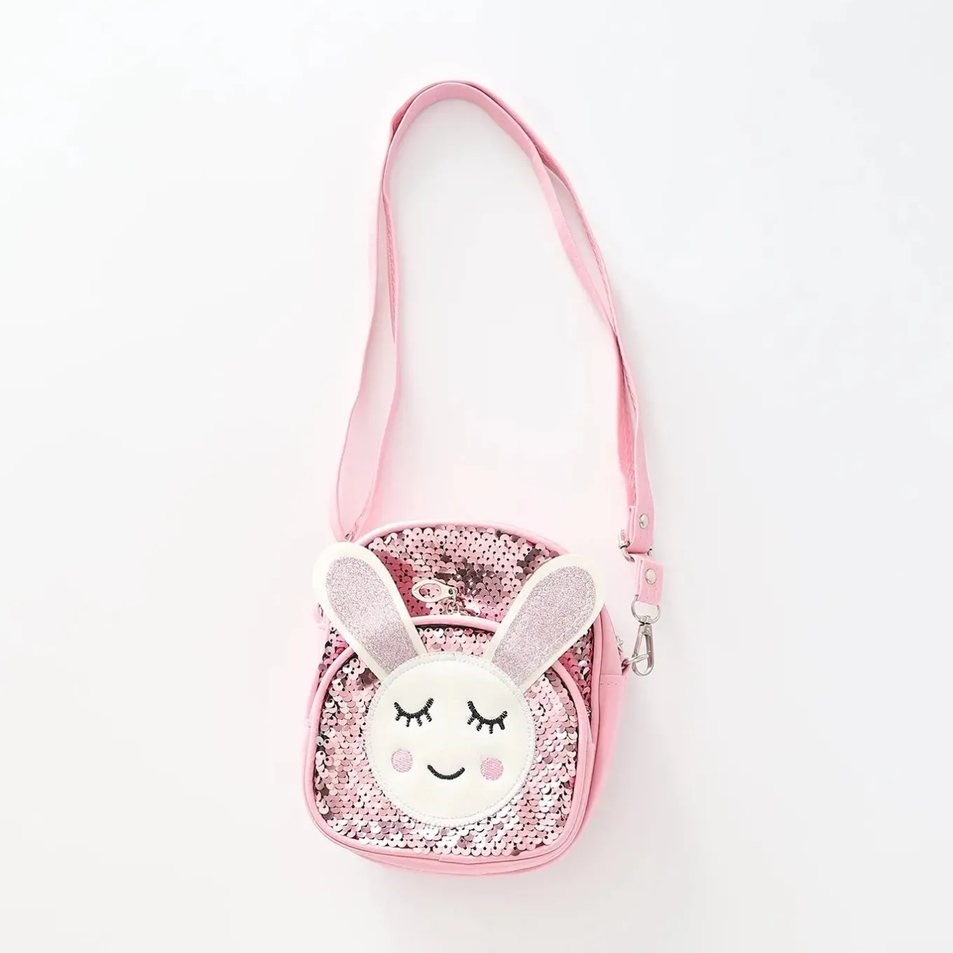 Girls' Sequin Bunny Crossbody Bag