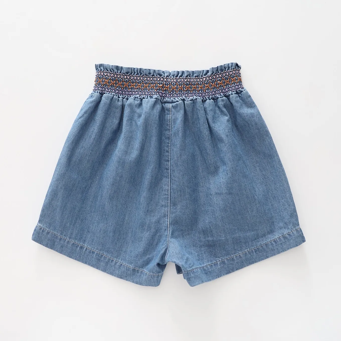 Girls Shirred Waist Shorts
