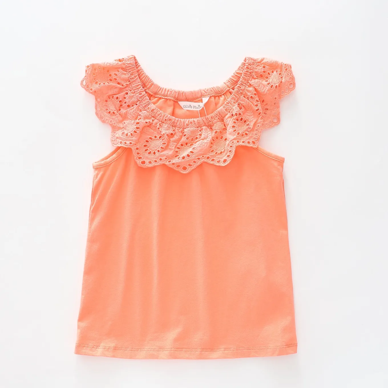 Girls Tropical Coral Tee