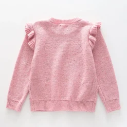 Girls' True Knit Pink Sweater