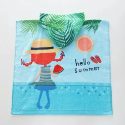 Hello Summer Hooded Towel