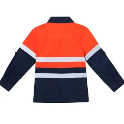 Hi Vis Tradie Work Shirt - Orange