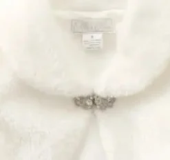 Ivory Faux Fur Bolero Stole