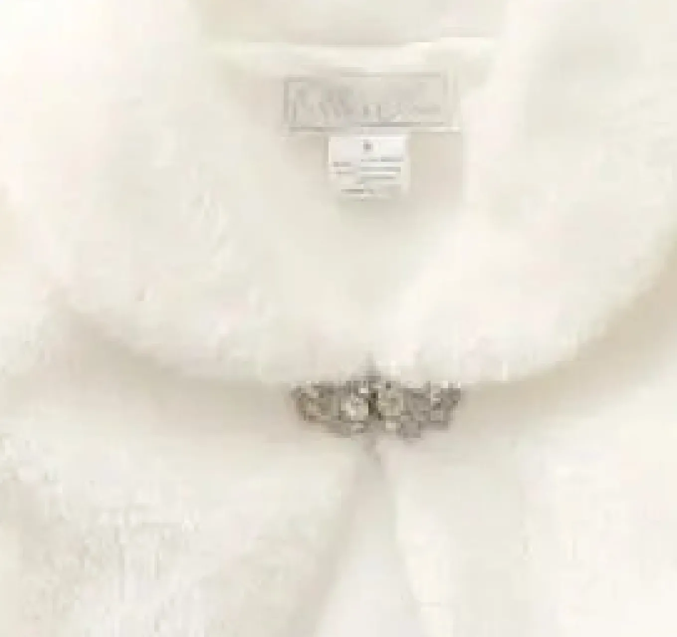 Ivory Faux Fur Bolero Stole