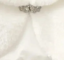 Ivory Faux Fur Bolero Stole