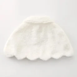 Ivory Faux Fur Stole Cape