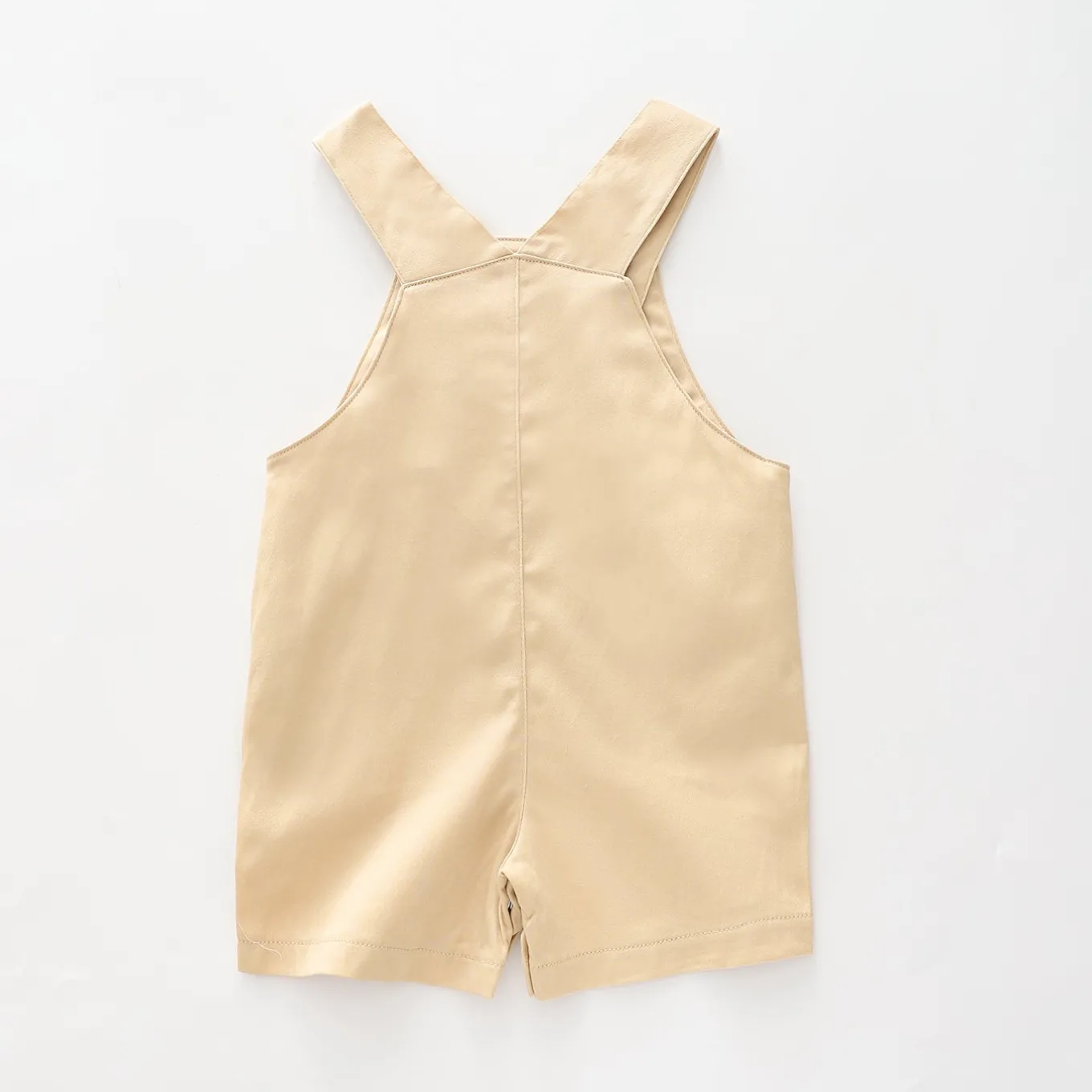 Jungle Jim Beige Short Overalls