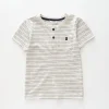 Junior Boys Cotton Henley Tee
