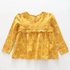 Junior Girls' Floral Print Swing Top