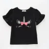 Junior Girls, Unicorn Print Tee