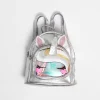 Kids Silver Unicorn Backpack