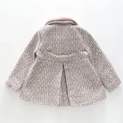 Kids Toddler Girl Blush Tweed Coat