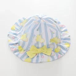 Lemonade Pastel Blue Striped Hat