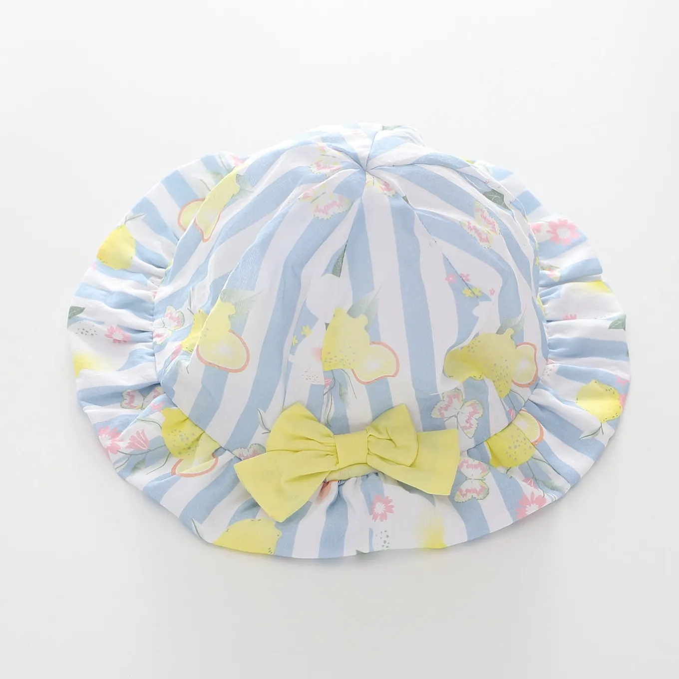 Lemonade Pastel Blue Striped Hat