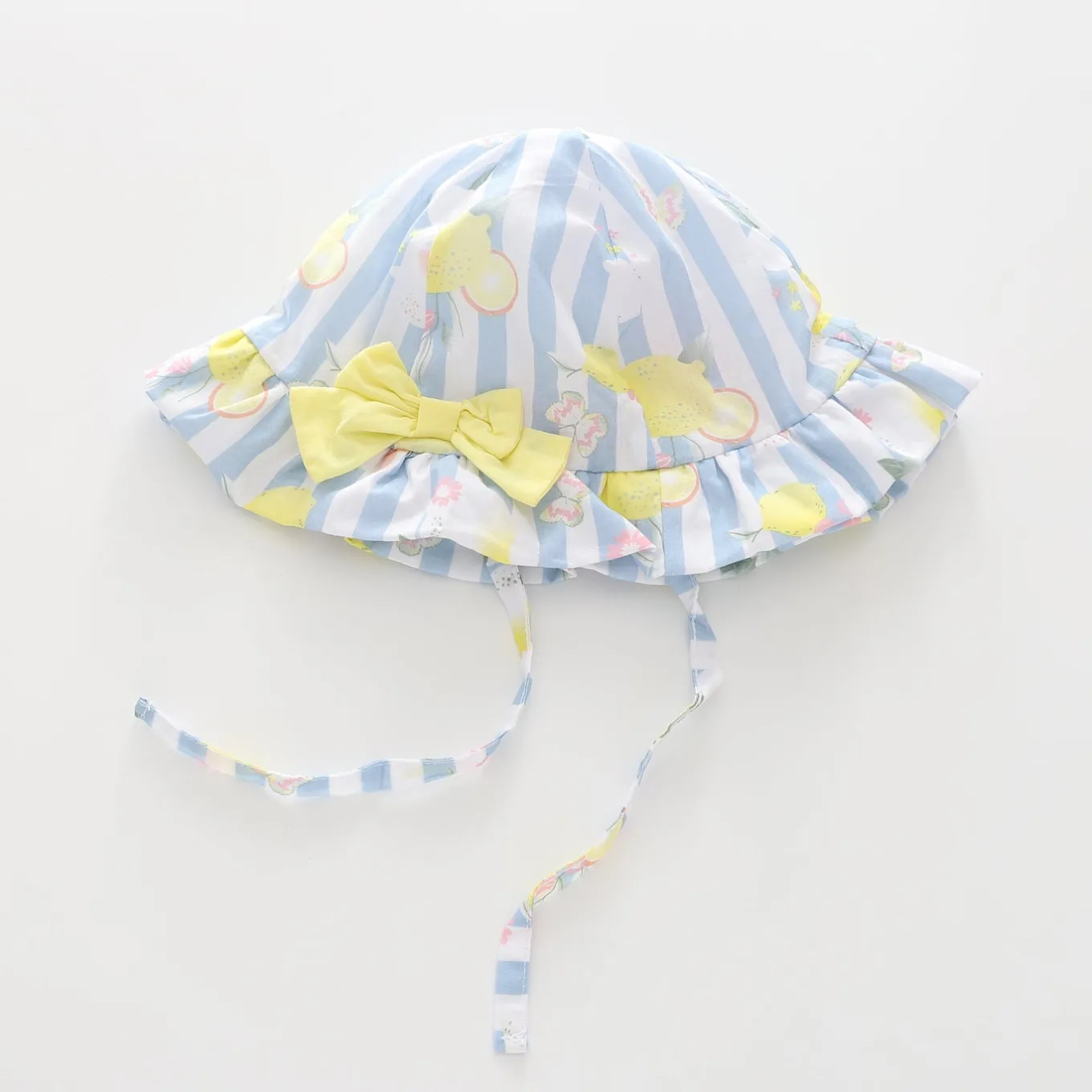 Lemonade Pastel Blue Striped Hat