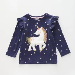 Magical Unicorn, Infant Girl LS Top