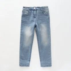 Mid Blue, Junior Girls Jeans