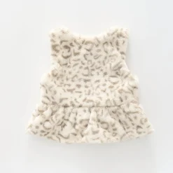 Mini Mama, Baby Girls Faux Fur Vest
