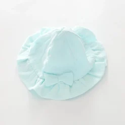 Minty Cheesecloth Sun Hat