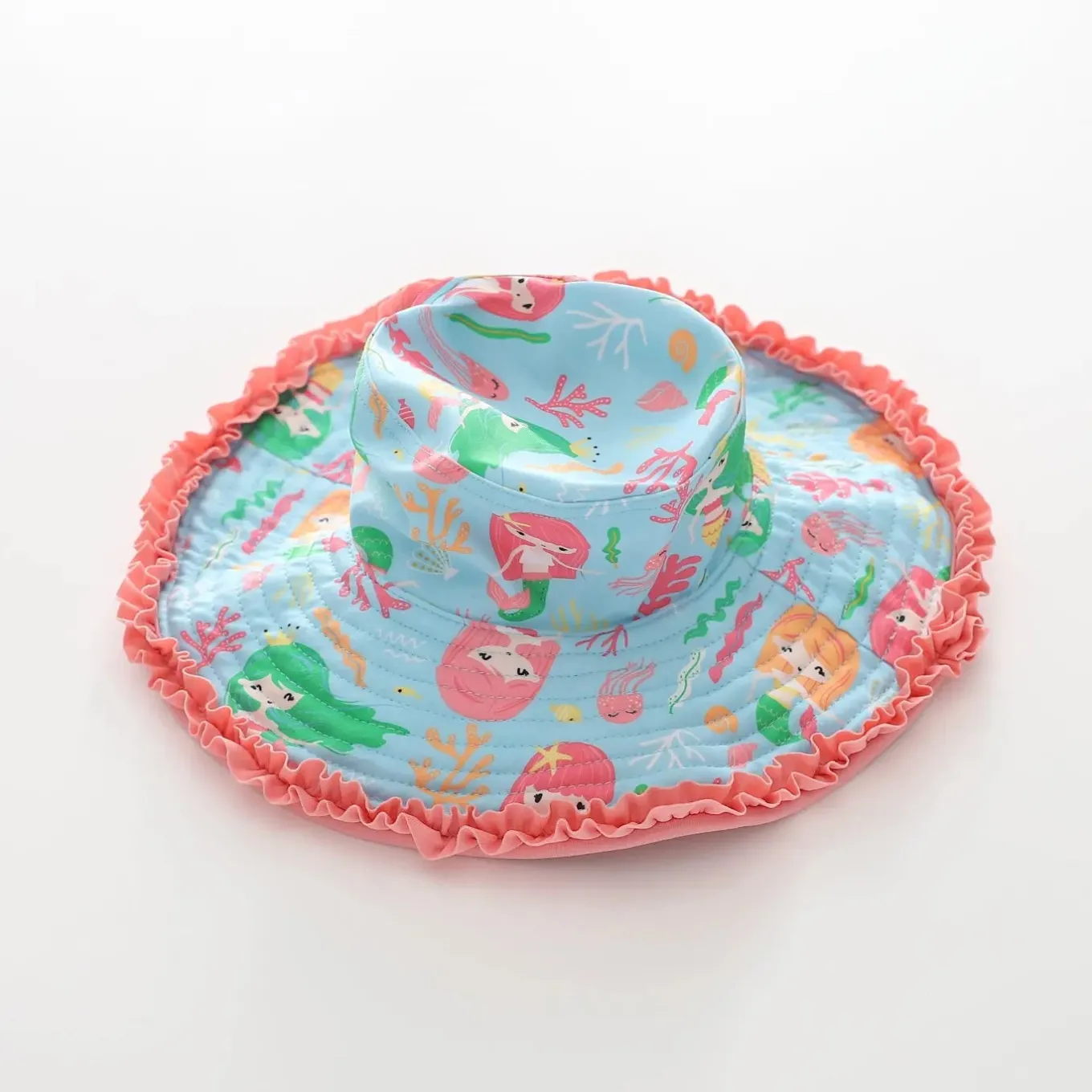 Miss Mermaid Girls Bucket Hat