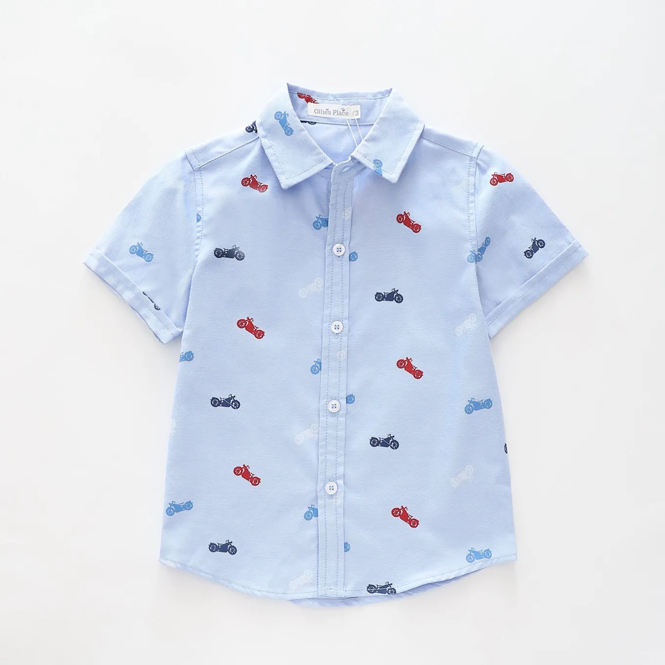Motorbike Collared Shirt
