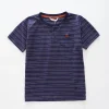 Navy Blue Henley Tee