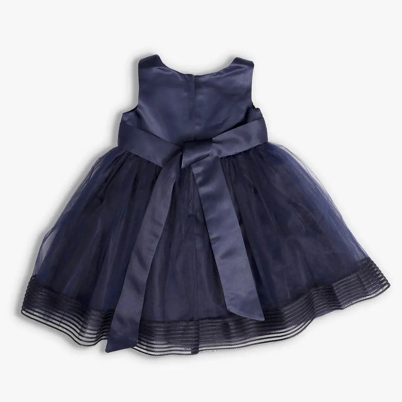 Navy Bow Party Dress