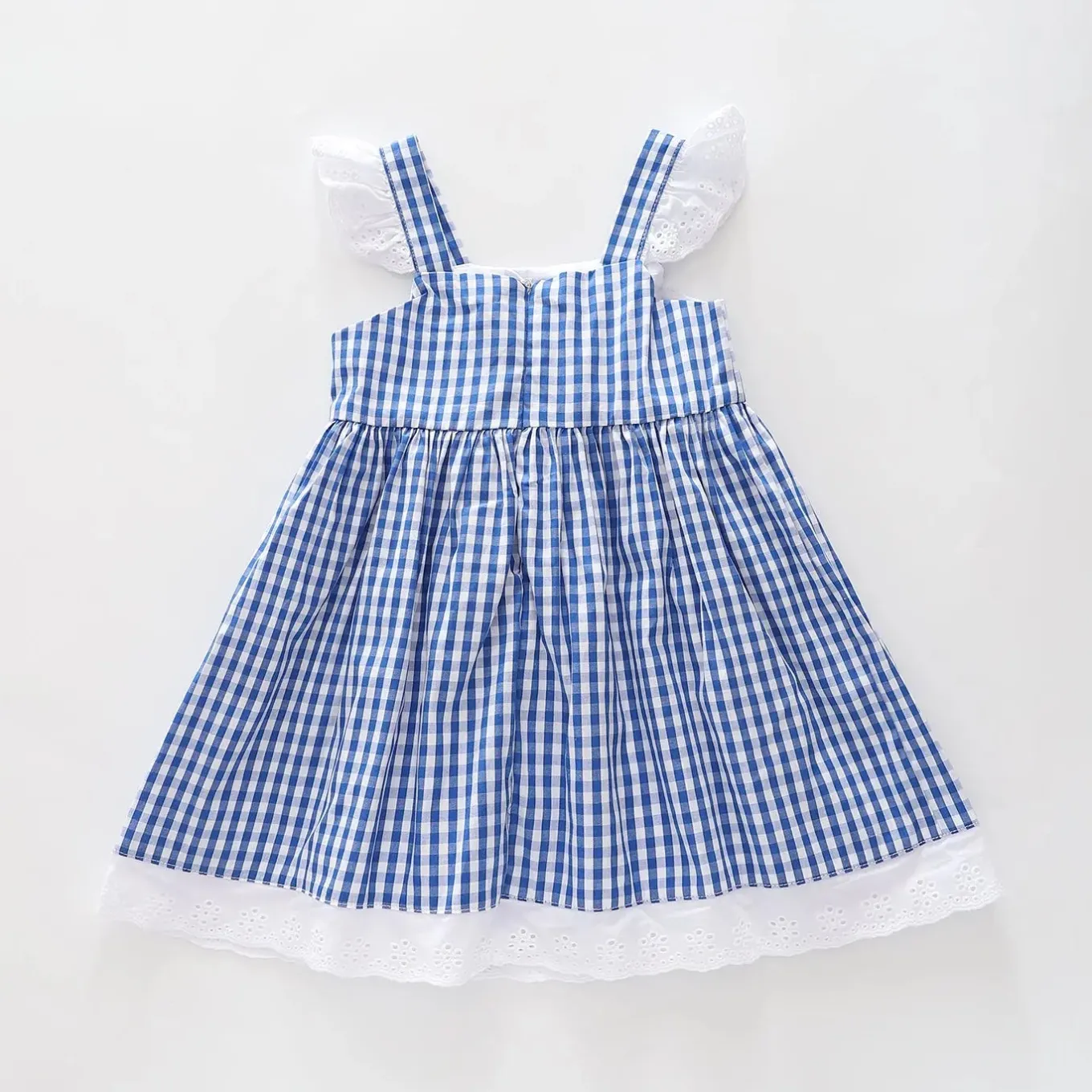 Navy Checked Dress