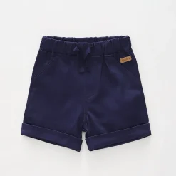 Navy Woven Shorts