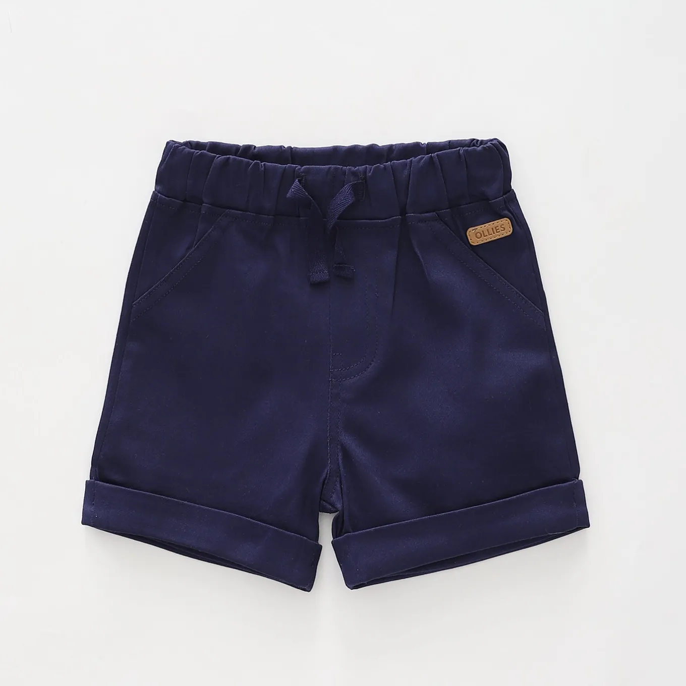 Navy Woven Shorts